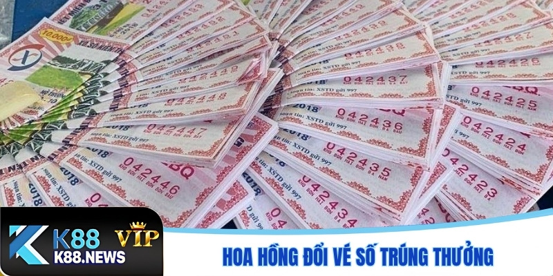 hoa hồng đổi vé số trúng thưởng